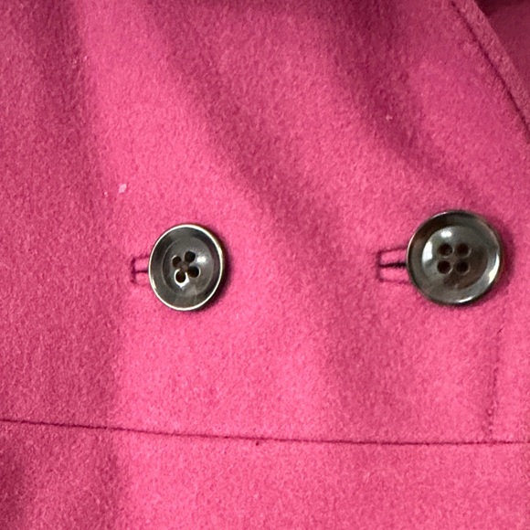 GAP Magenta Pea Coat - Picture 4 of 12